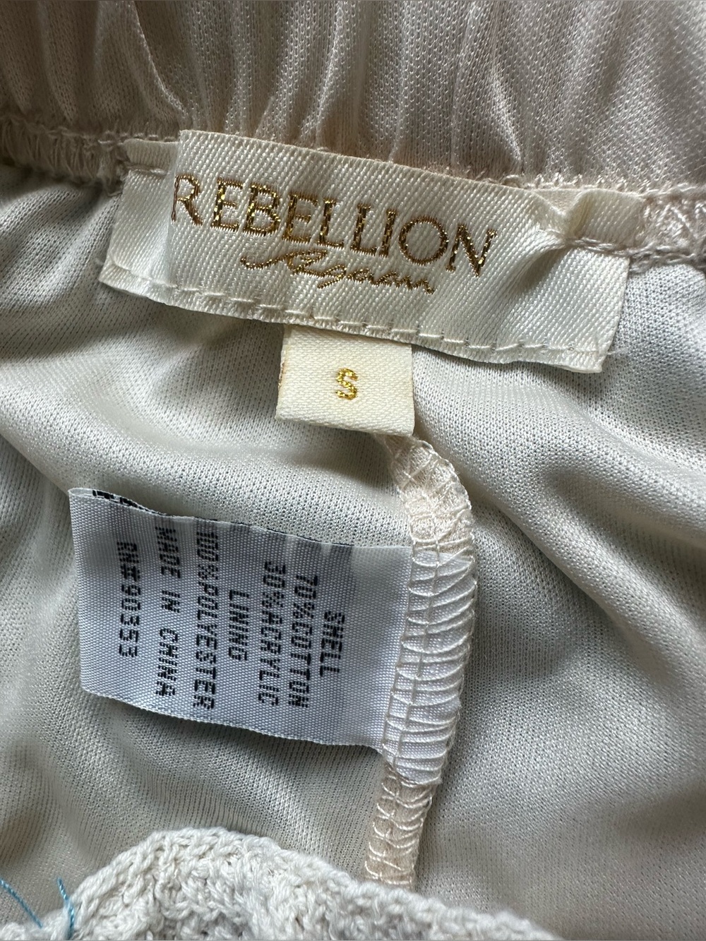 Rebellion Again 2pc Crochet Bralette & Short Set - Picture 10 of 11